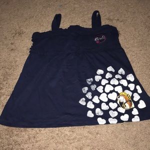 West Virginia Mountaineers Girls Game Day Tank 7/8